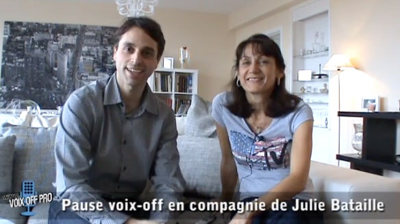 Julie Bataille : comédienne, chanteuse, imitatrice et... coach voix-off