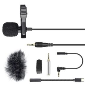 Mini Microphone Micro Pour Téléphone Portable Argent